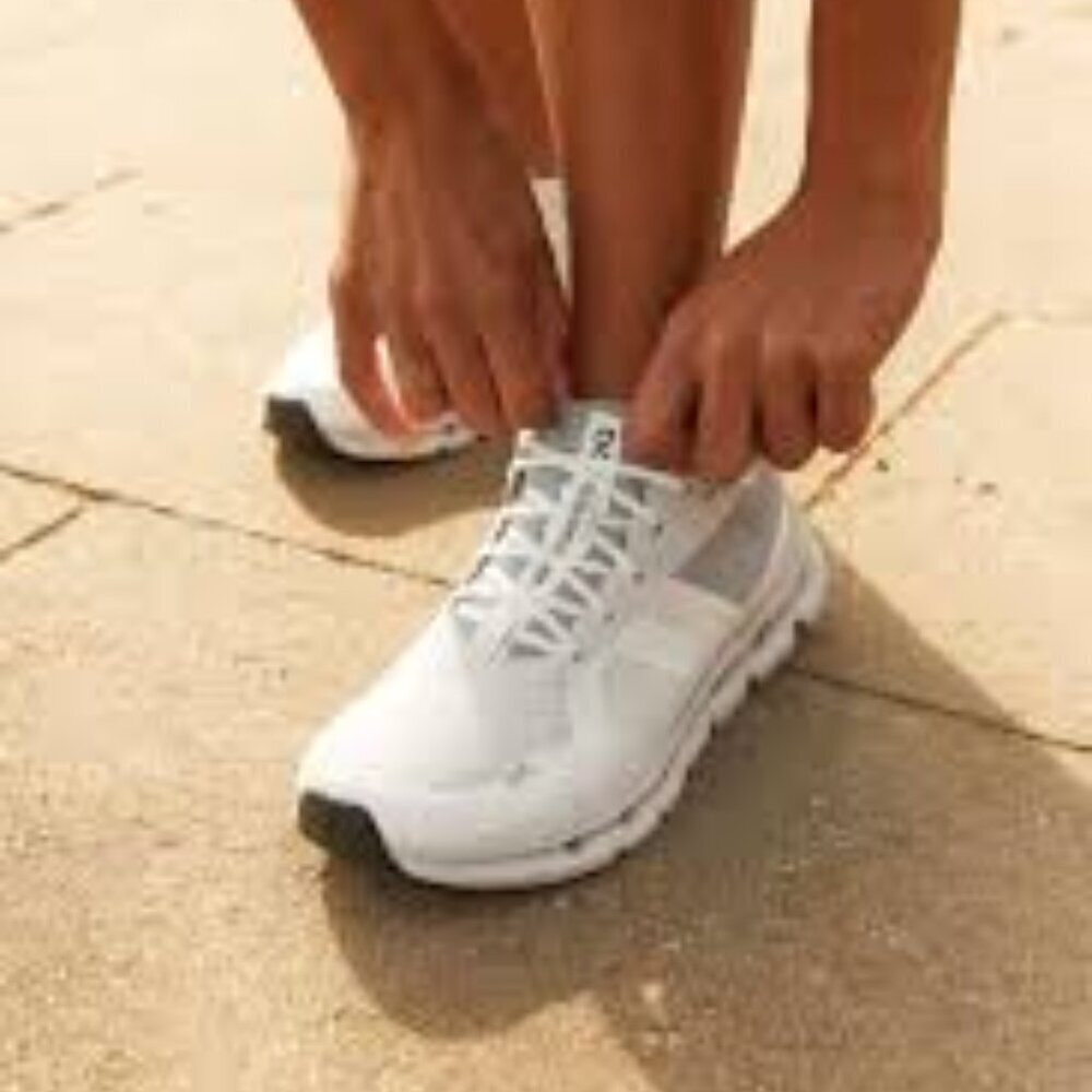 On Running Cloudrunner White Sneakers Women Size 6